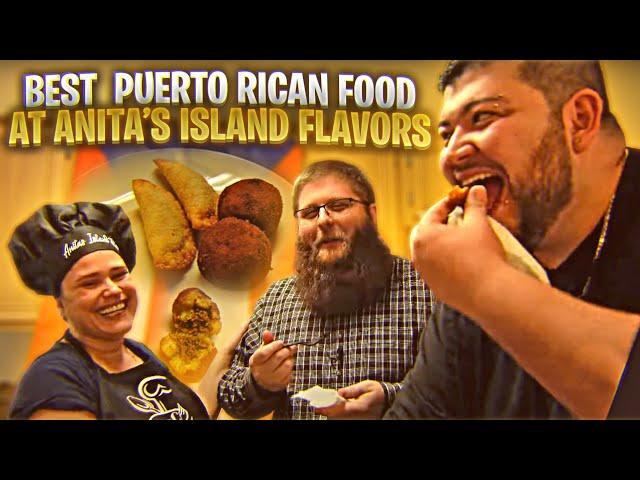 Best Puerto Rican food at Anita's Island Flavors Part 1-  Wepa!!