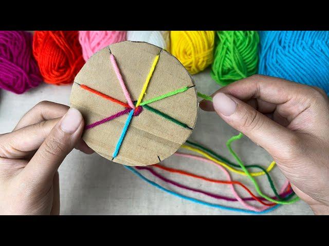 Super genius craft idea with yarn and paper | I made 50 per day and sold them all!