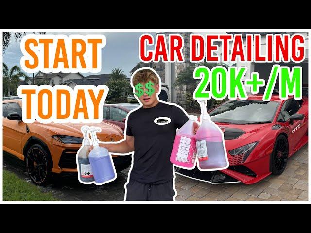 HOW TO START YOUR OWN CAR DETAILING BUISNESS WITH LESS THEN $500 ️