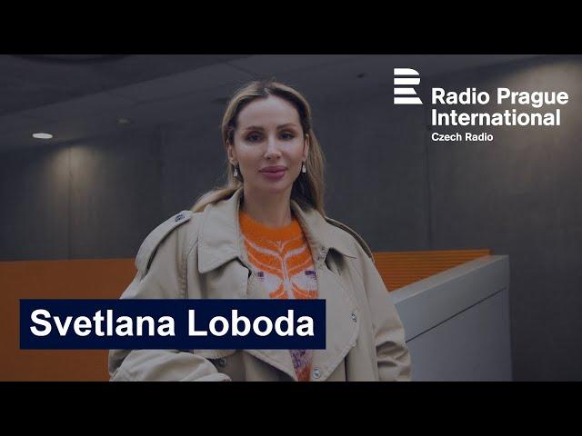 Світлана Лобода в студії Radio Prague International 