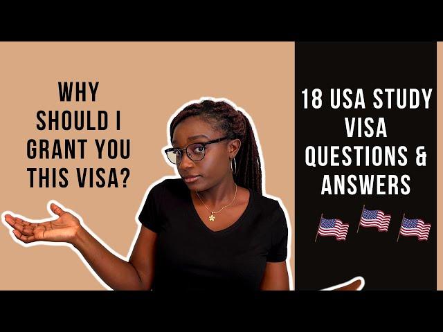 18 USA F1 Student Visa Interview Questions and Answers