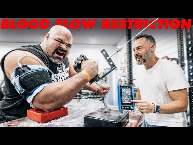 BIOHACKING ARM WRESTLING | BLOOD FLOW RESTRICTION