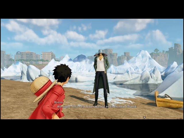 One Piece: World Seeker - Aokiji Boss Battle Gameplay (HD) | 1080p