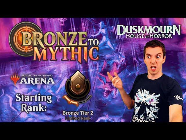  Bronze To Mythic: Episode 2 - Starting Rank: Bronze 2 - MTG Arena:  Duskmourn: House Of Horror 