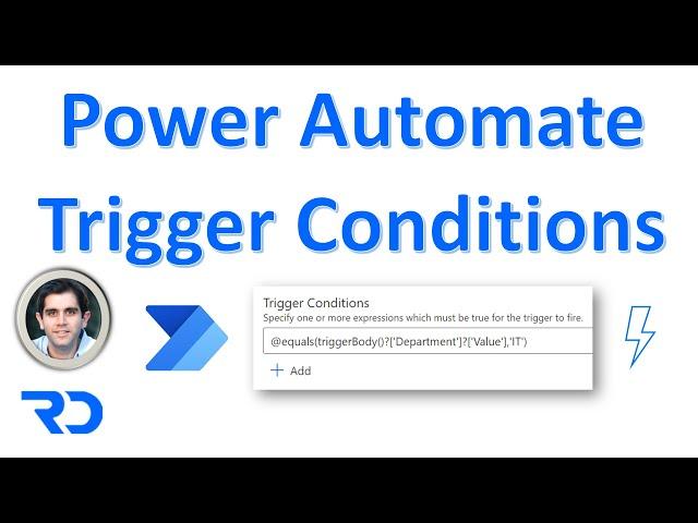 Power Automate flow Trigger Conditions