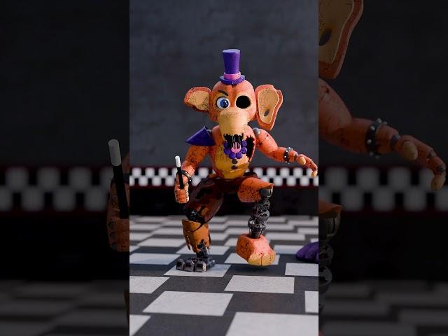 Withered Mediocre Melodies transform to Shattered Glamrock animatronics (FNAF Animation)