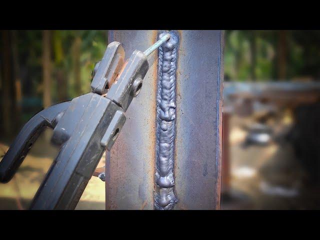 Learn how to weld in 3F position | used 6mm plate and E6013 stick