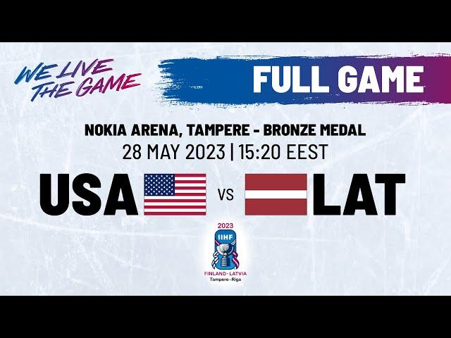 Full Game | USA vs. Latvia | 2023 #IIHFWorlds