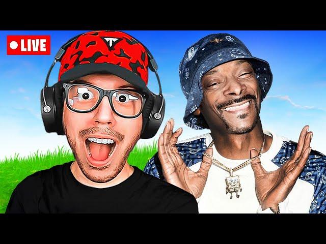 Playing FORTNITE then FACETIME with the *REAL* SNOOP DOGG!