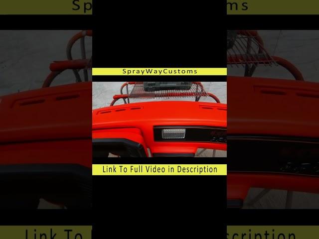 Cracked Dash Repair / Fixed With Fiberglass & Paint #Shorts #GBodyDash #MonteCarloSS