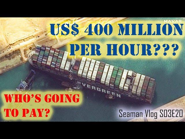 Suez Canal Blocked : How Much Does It Really Cost And Who's Going To Pay? | Chief MAKOi