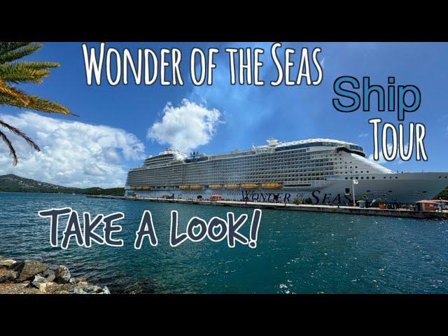 Royal Caribbean Wonder of the Seas Cruise Ship Tour - 4K November 2024