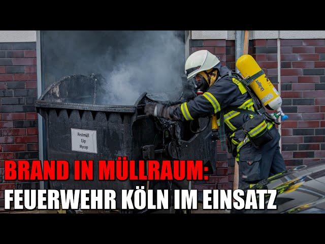 Brand in Müllraum von Mehrfamilienhaus in Köln-Kalk | 10.04.2022