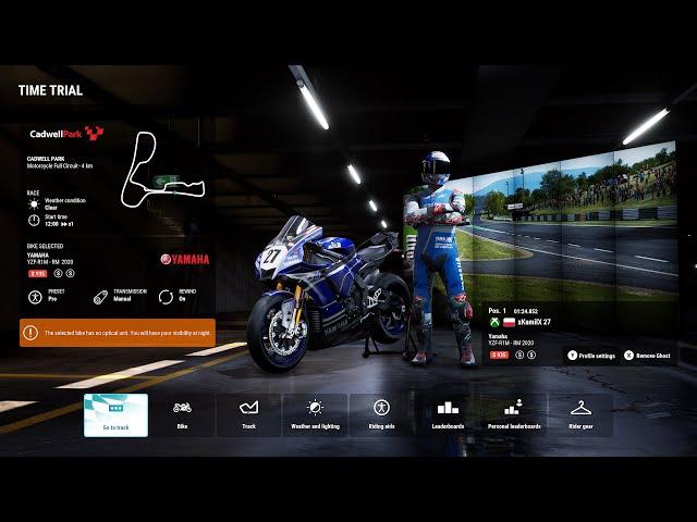 Ride 5 - Cadwell Park WORLD RECORD (1.24.8) | Xbox Series X