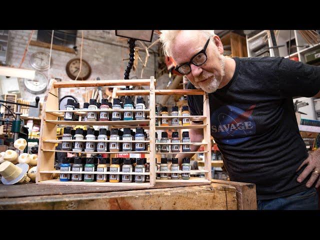 Adam Savage's One Day Builds: Model Paint Storage Racks!