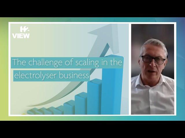 The challenge of scaling in the electrolyser business