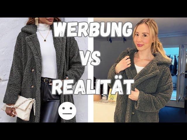 WERBUNG vs REALITÄT ... mit Shein Produkten. Shein Winter Haul im Realitätscheck