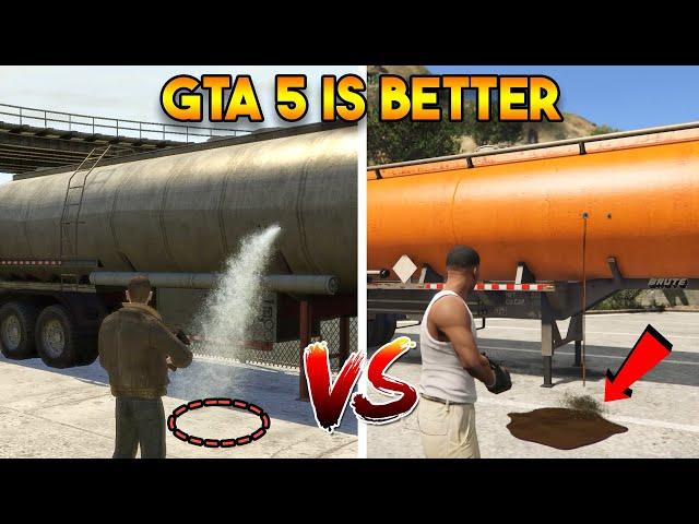 GTA 5 VS GTA 4 COMPARISON (WHICH IS MORE REALISTIC?)