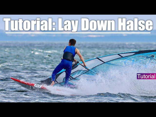 Windsurfen Lernen: die Laydown Jibe oder "tiefe Powerhalse"