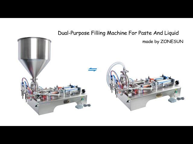 How To Use The Double Head Filling Machine For Paste And Liquid