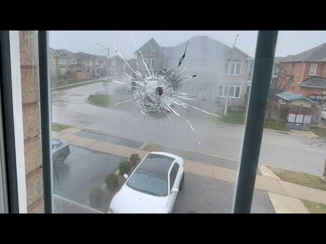 Family sleeping when bullets pierce home in Brampton, Ontario