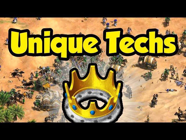 What are the best unique techs in AoE2?