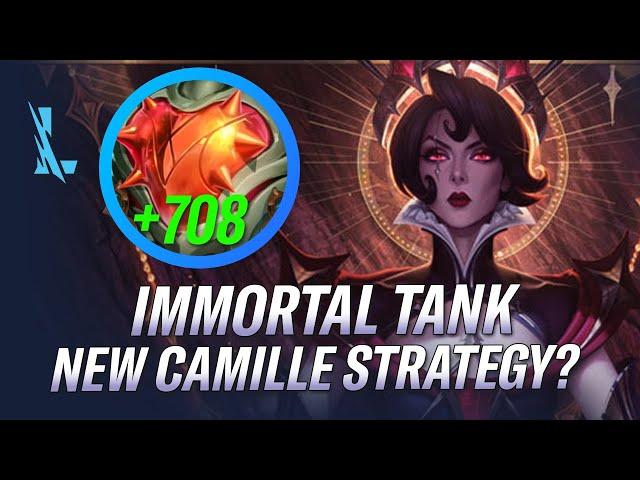 *NEW* IMMORTAL TANK! FULL TANK CAMILLE STRATEGY?! | RiftGuides | WildRift