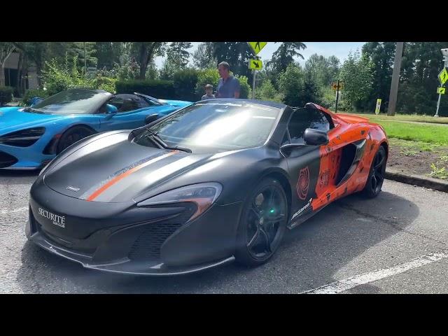 Overview of two McLarens