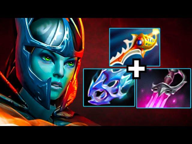 Phantom Assassin Moon Shard Build 30Kills Insane One Shot Khanda + Divine Rapier Builds Dota 2