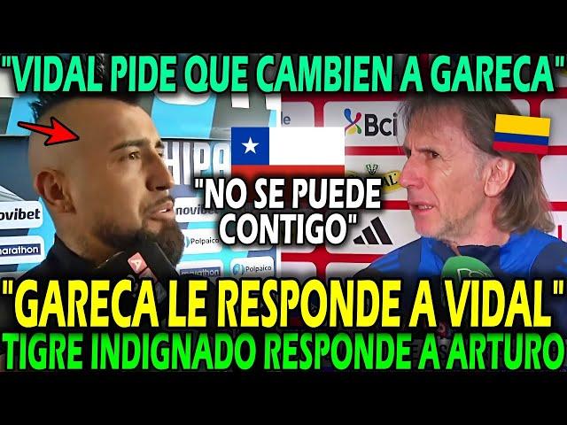 "ES UN MALCRIADO" TIGRE GARECA LE RESPONDE A ARTURO VIDAL LUEGO DE FUERTES DECLARACIONES