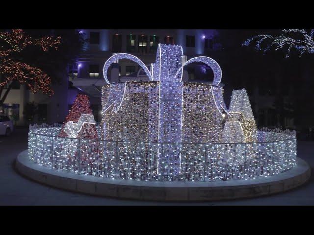 HOLIDAYS - Christmas Lights at Cooks Children's Medical Center in Fort Worth, Texas 2022.