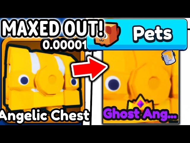 I Used MAXED OUT RAREST World 15 ANGELIC CHEST in Roblox Arm Wrestle Simulator..