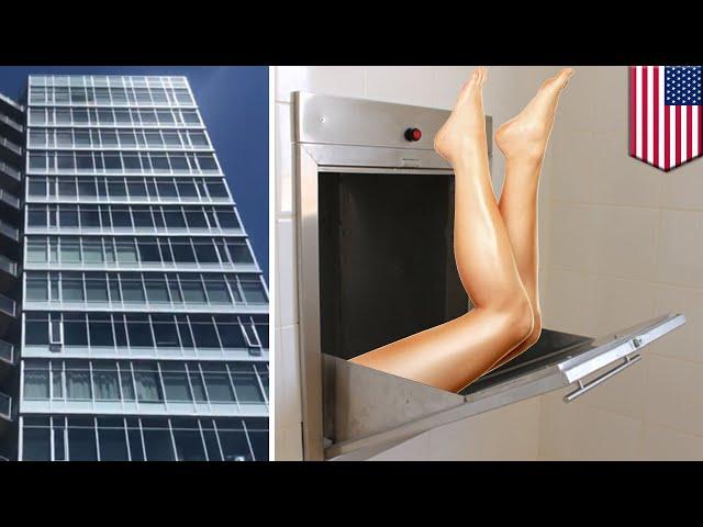 Woman falls 16-stories down trash chute in Portland - TomoNews