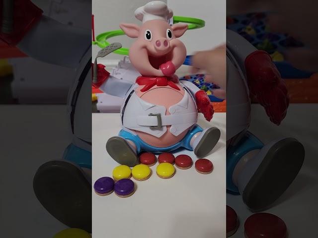  WOW ️ 3 BURGERS FOR MR. CHEF PIGGY  #shortvideo #shorts