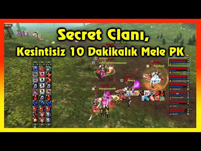 Knight Online PK | Secret Clanı, Kesintisiz 10 Dakikalık Mele PK