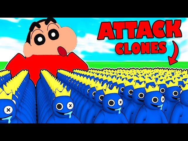 SHINCHAN ROBLOX Made MILLION CLONES in ROBLOX with CHOP