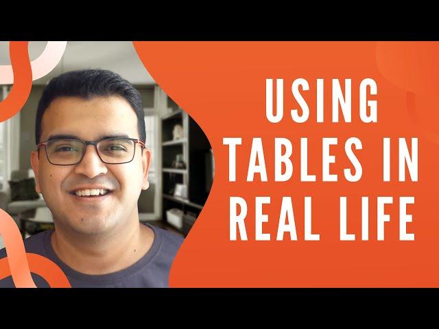 Using Tables in Real Life | Learn HTML Tables | Clyde D’Souza | Online Class on Skillshare & Udemy