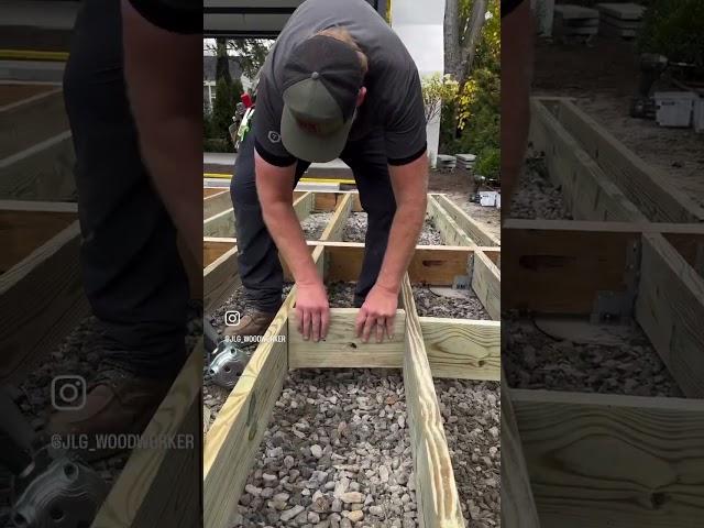 Mark and cut pressure blocking in place and use up all your scrap wood #shorts #framing #carpentry