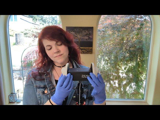 ASMR - Ear Examination Roleplay - Folding and Palpating with Gloves - Soft Spoken
