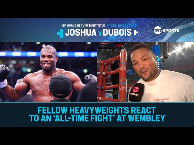 Dillian Whyte & Joe Joyce are GOBSMACKED at Dubois KO  #JoshuaDubois