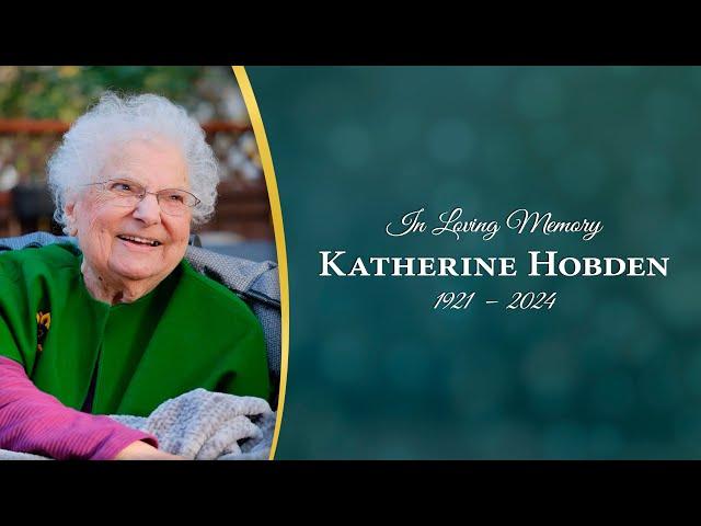 Katherine Hobden Funeral Service