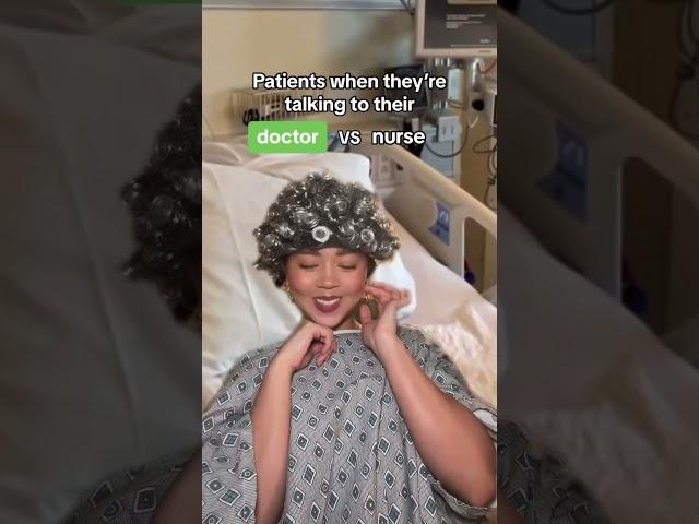 How patients are with DOCTORS vs NURSES | Funny Nursing Memes 