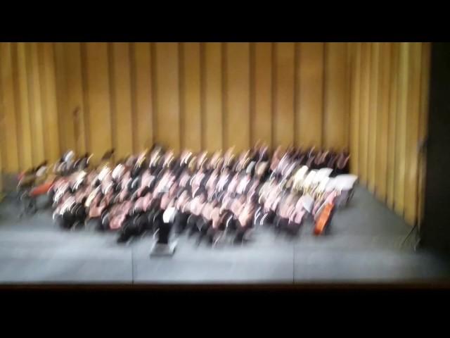 China Spring Cougar Band - 4A Honor Band Concert San Antonio 2-10-2017 ( 1 of 2 )