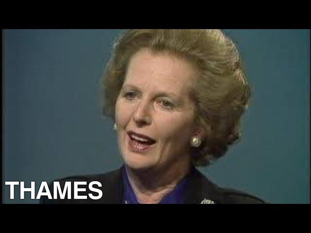 Margaret Thatcher | The Miners Strike | British Economy | TV Eye | 1985