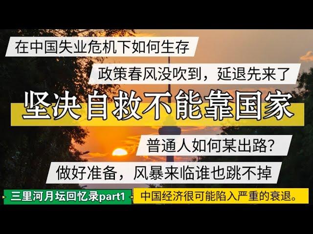 中国经济已陷入严重衰退？坚决自救不靠国家，失业危机下如何生存？风暴来临谁也逃不掉。给自己留后路。#北京房价 #上海房价 #中国经济 #倒闭  #房产  #创业 #裁员 #经济危机 #失业 #经济下行