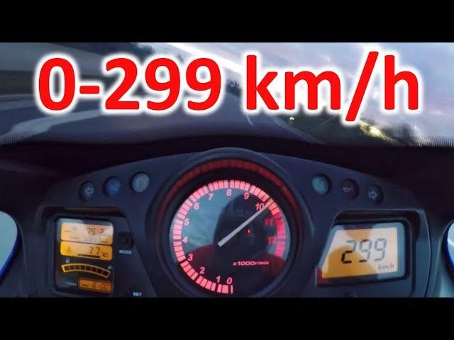 HONDA CBR1100XX - 0-299 km/h acceleration