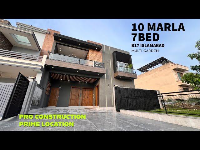 Luxury 10 Marla 7 bed House near Islamabad airport for Sale in B17 Multi Gardens | main boulevard