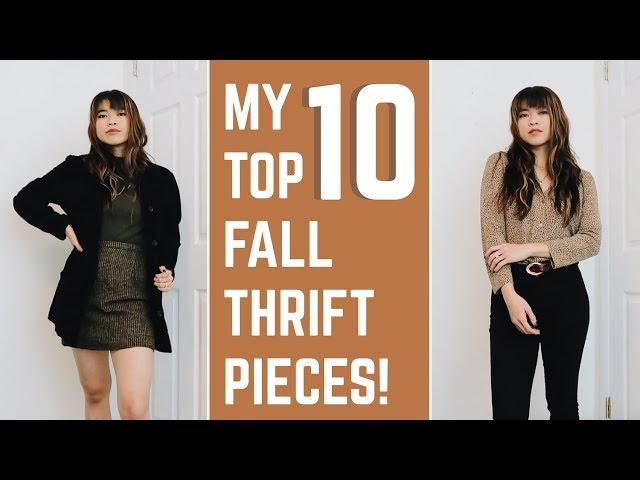 MY TOP 10 FALL THRIFT PIECES // by Chloe Wen