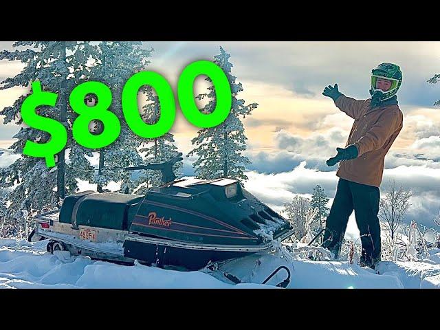 CHEAP Snowmobile Testing!!!