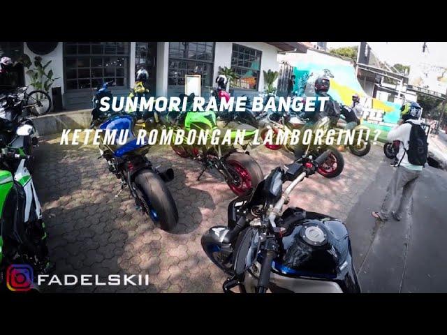 SUNMORI INSIDEN Di POM SAMPE KETEMU ROMBONGAN LAMBORGINI! #part2 #motovlog